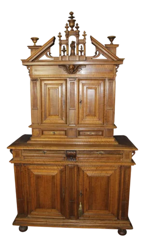 Louis XIII Withdrawal Buffet in Walnut, Late 17th Century