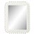 Fleur Home Carnival Krewe Rectangle Mirror in White Dove, 30x40 For Sale