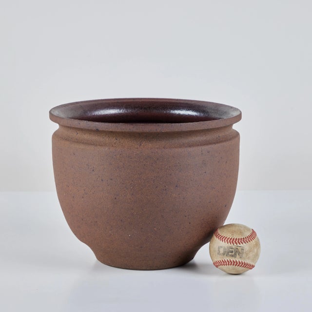 Mid-Century Modern Robert Maxwell Stoneware Planter For Sale - Image 3 of 10