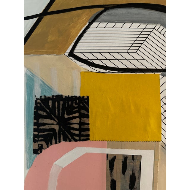 Framed Original Contemporary Abstract Mixed Media Art by Michael Sanchez For Sale In Dallas - Image 6 of 7