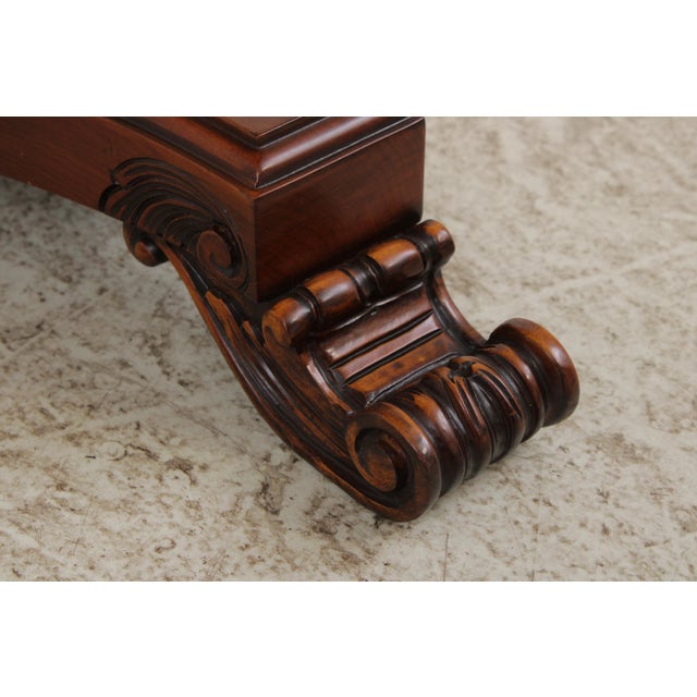 Gorgeous Burl Wood Inlaid Round Accent Table For Sale In Philadelphia - Image 6 of 16