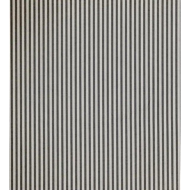 The House of Scalamandré Kent Stripe Fabric, Ebony For Sale