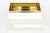 Vintage Rare Casa Bella Monumental Brass, Mirrored and Thick Lucite Two Part Box Italy For Sale In Miami - Image 6 of 12