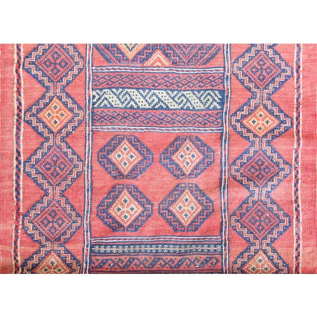 Early 20th Century Afghani Sumac Rug For Sale - Image 11 of 15