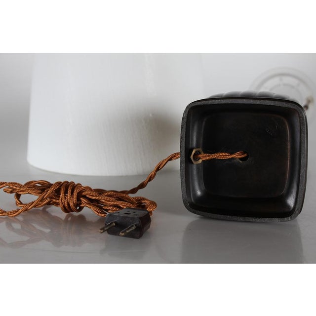 Danish Art Deco Table Lamp in Disco Metal by Just Andersen, 1940s For Sale - Image 10 of 15