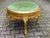 1980s Italian Rococo Gold Beech Green Velvet Bench For Sale - Image 10 of 12