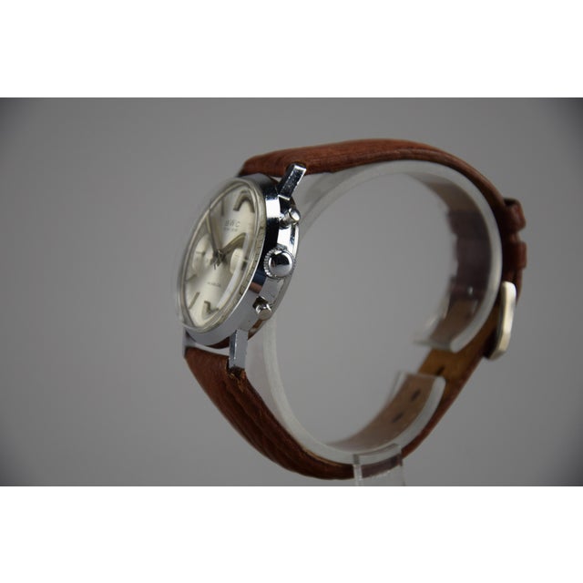 Mid-Century Modern Vintage BWC Swiss Made Chronograph, 1960 For Sale - Image 3 of 10
