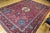 Vintage Persian Tabriz Rug, Handwoven Garden Floral Pattern, Crimson & Turquoise, 11’ X 15’ For Sale In Chicago - Image 6 of 12