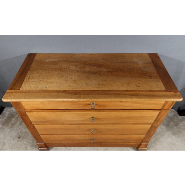 Vintage Walnut Commode For Sale - Image 5 of 18