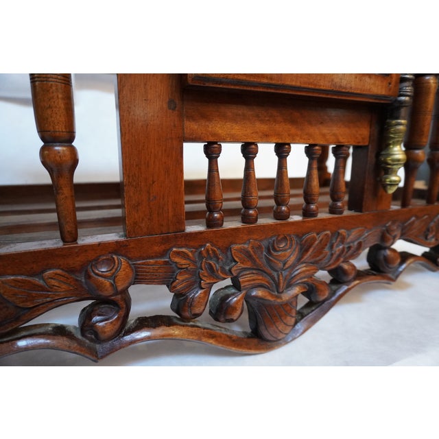 Antique Cherry Carved Provençal Bread Pannetière Shelf For Sale - Image 14 of 18