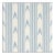Schumacher x Mark D. Sikes Santa Barbara Ikat Wallpaper in China Blue For Sale