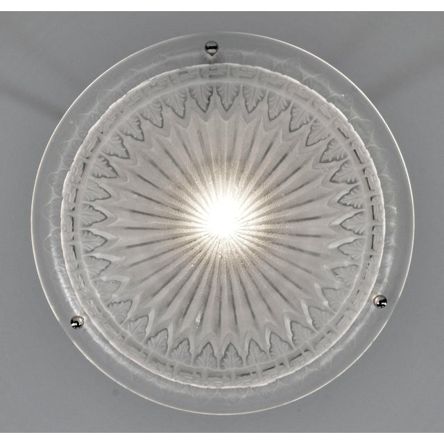 1920s French Art Deco Pendant Light by Charles Schneider 1930 France For Sale - Image 5 of 8