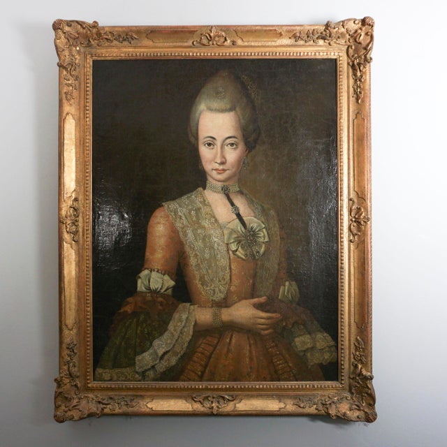 Princess Anna Victoria Maria de Rohan of Soubise, 1800s, Oil on Canvas, Framed For Sale - Image 6 of 6