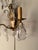 19th Century French Bronze and Crystal Wall Sconces - Pair For Sale - Image 4 of 8