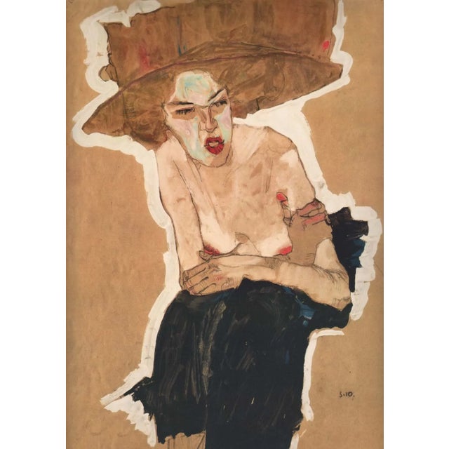 Artist:Egon Schiele Country:Austria Title:The spiteful one Medium:Lithograph – 6 Marks:Signed in plate Printed:1968 by Max...