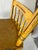 Mustard Vintage American Stenciled Country Doning Chair Plank Construction Mustard For Sale - Image 8 of 8