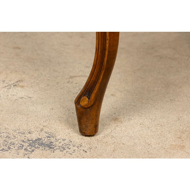 Set of 8 Early 20th Century French Louis XV Style Walnut Cane Dining Chairs For Sale - Image 12 of 18
