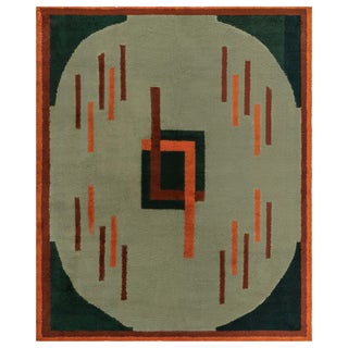 Doris Leslie Blau Vintage French Art Deco Rug For Sale