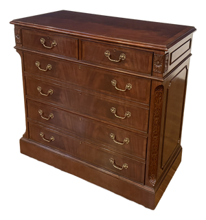 Traditional Mahogany Lateral File Cabinet by Leighton Hall - Showroom Sample