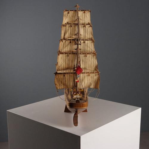 Wooden Sailing Ship Model For Sale - Image 9 of 13