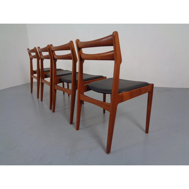Teak Dining Chairs from Vamo Sønderborg, Denmark, 1960s, Set of 4 For Sale - Image 6 of 18