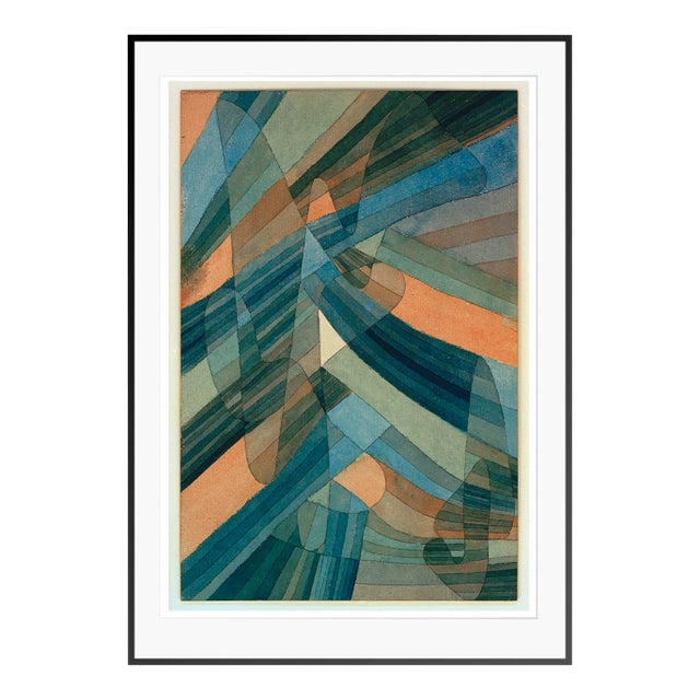 Paul Klee 'Polyphonic Streams' Archival Pigment Print Framed in Black Reproduction For Sale