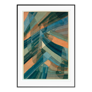 Paul Klee 'Polyphonic Streams' Archival Pigment Print Framed in Black Reproduction
