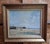 Blue Christophe Rielland, View of a Port and Lively Beach, Oil on Canvas, Framed For Sale - Image 8 of 9