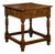English 1800s Georgian Period Carved Oak Table with Lift Top and Turned Base For Sale