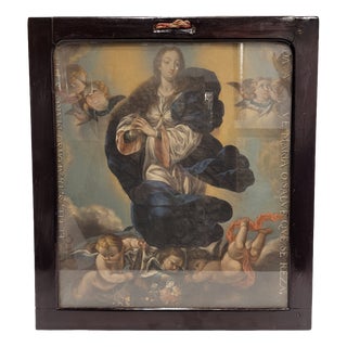 Alonso De Quintanilla, Immaculate Conception, Late 18th Century, Oil on Canvas For Sale