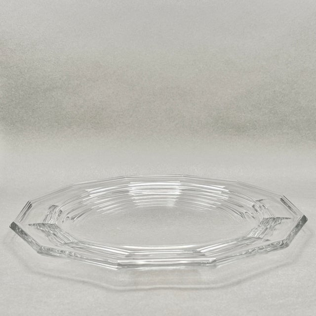 Vintage Tiffany & Co. “Windham” Clear Crystal Serving Platter For Sale In New York - Image 6 of 9