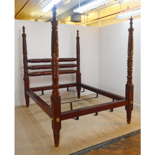Traditional Ralph Lauren Mahogany Queen For Sale - Image 3 of 12