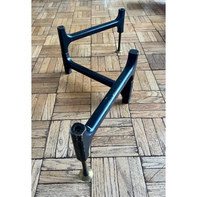 Black 1960s Marble Table With Articulated Tripod Base For Sale - Image 8 of 10