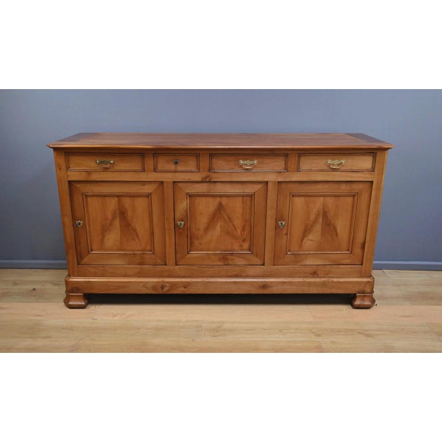 Brown Antique Cherrywood Sideboard, 1900s For Sale - Image 8 of 18