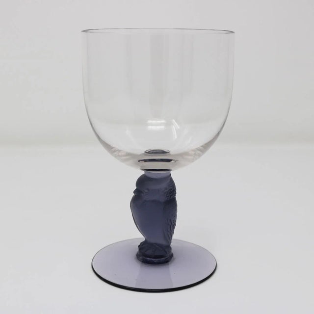 1920s Rene Lalique Glass 'Rapace' Drinking Glass For Sale - Image 12 of 12