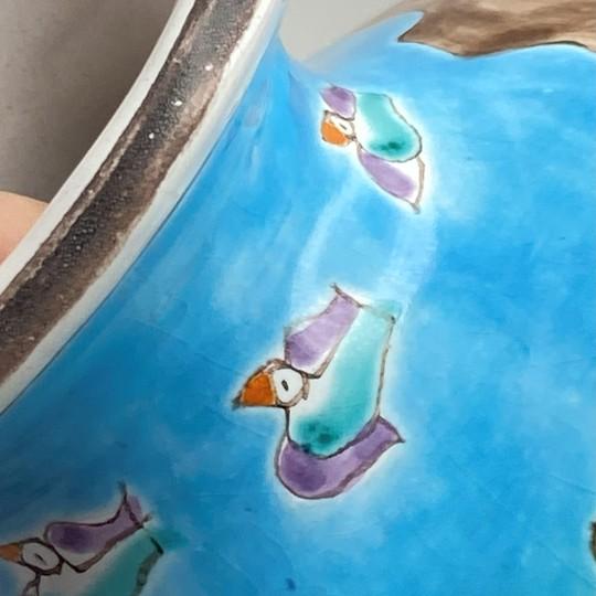 Vintage Giovanni DeSimone Vase - Farm and Harvest Scenes, Signed (Rare Large Size 11¾” X 10”) For Sale - Image 9 of 12