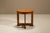 Amsterdam School Side Table in Oak with Geometric Legs, Netherlands, 1920s For Sale - Image 4 of 11