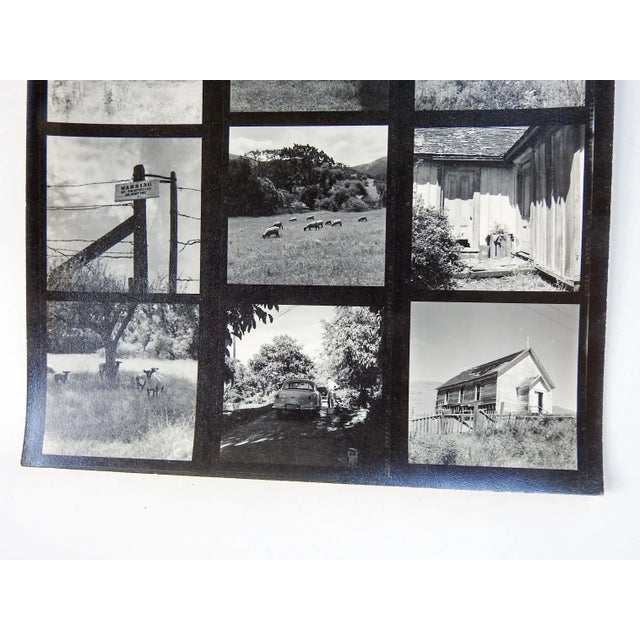 Vintage California Fine Art Photograph Contact Sheet Architecture For Sale - Image 4 of 5