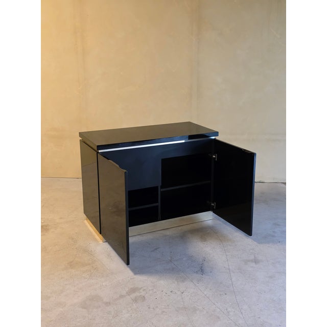 Vintage Jean Claude Mahey Bar Cabinet, 1970s For Sale - Image 4 of 13