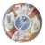 Antique Japanese Imari Porcelain Plate With Dragon Medallion, Meiji Period For Sale
