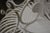 Vintage Tall White Fern Head Round Wicker Hanging Bird Cage W/ Single Door For Sale - Image 9 of 17