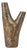 Mid-Century Modern Brass-Patinated Zinc Zoca Vase by Sonja Katzin, 1950s For Sale