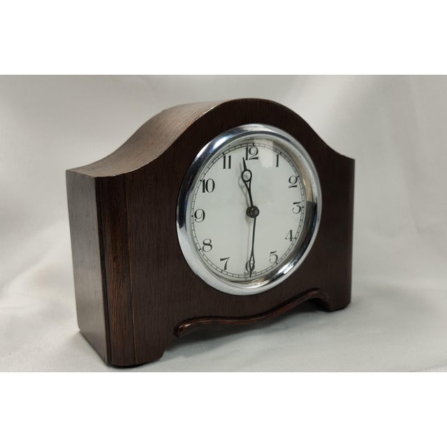 Vintage clock Working condition Dial diameter (cm): 8.5 / 3.35 inches Dimensions (cm): 17.5x14x7 Dimensions (inch):...
