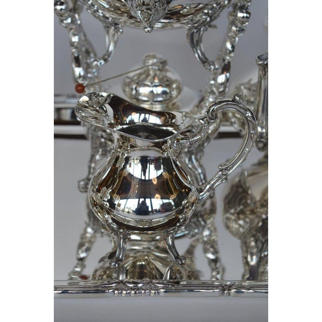 19th Century Peruvian Sterling Silver Tea & Coffee Service With Tray - 7 pcs For Sale - Image 11 of 15