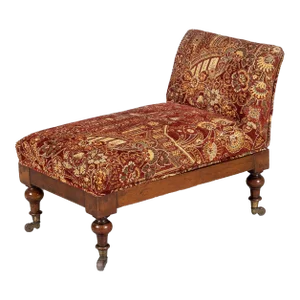 19th Century Vintage Mahogany Adjustable Gout Footstool
