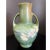 Art Deco 1939 Roseville "Cosmos" Art Deco, Pastel Green Art Pottery Vase #946-6 For Sale - Image 3 of 11