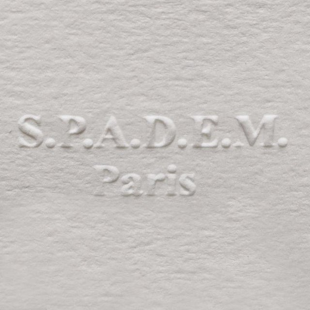 Blue Victor Vasarely, Vonal Prim, 1970s, Lithograph on Paper For Sale - Image 8 of 9