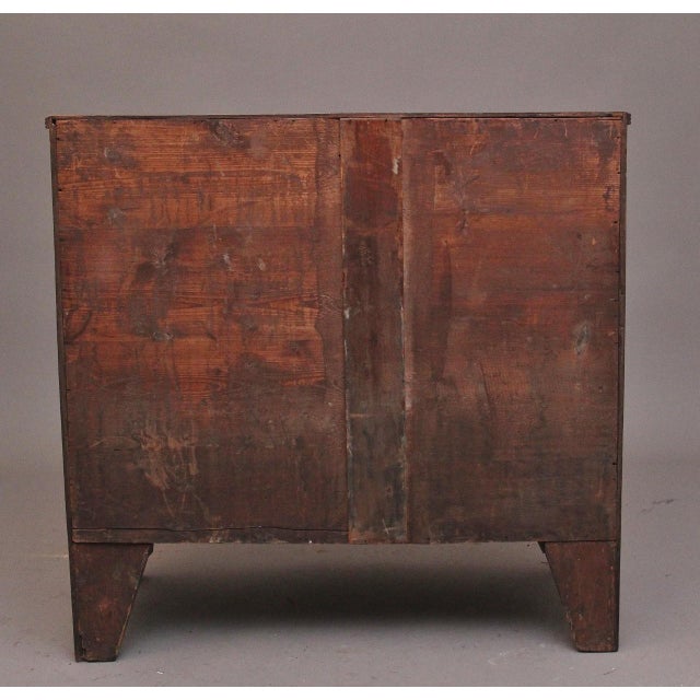 Antique Flame Mahogany Bowfront Chest, 1820 For Sale - Image 11 of 12