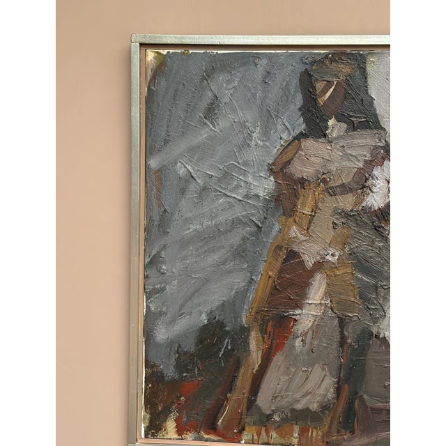 Juho Suni, Nude Woman, 1950s, Oil on Canvas, Framed For Sale - Image 8 of 18
