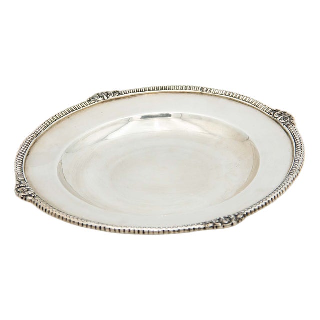 Circular Silver Ticket Box For Sale